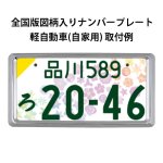 画像10: NanoSight ナンバーフレーム クローム 2枚 新法規対応 ナンバーが小さく見える ナンバープレート (10)